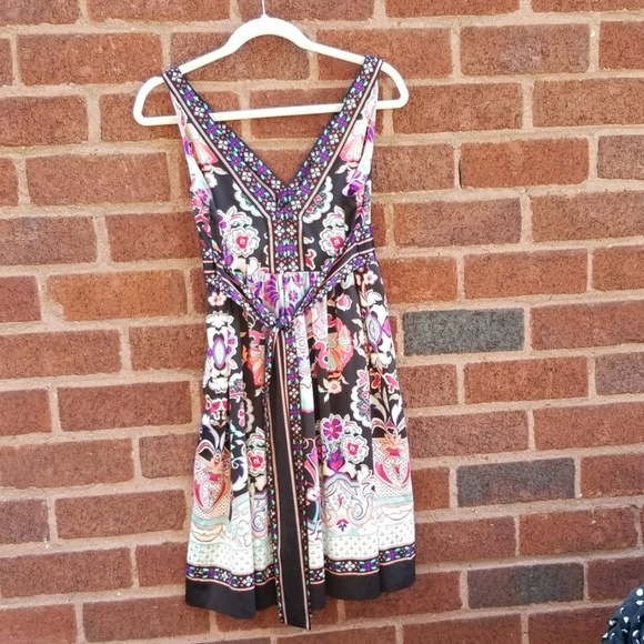 EUC Floral Print Dress Sz 8 EUC - Picture 3 of 5
